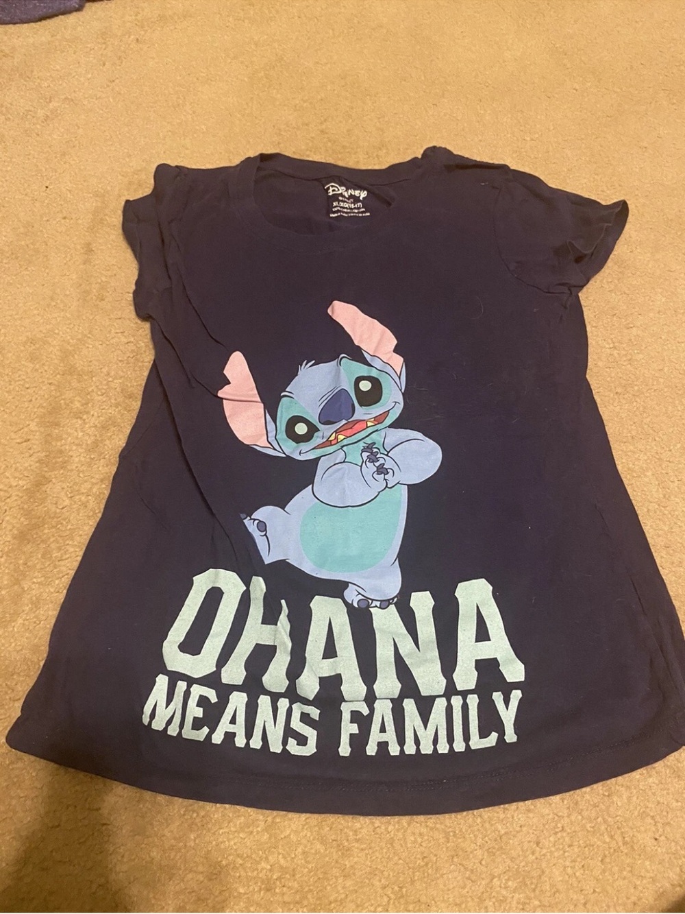 Disney Xl Girls Stitch Shirt